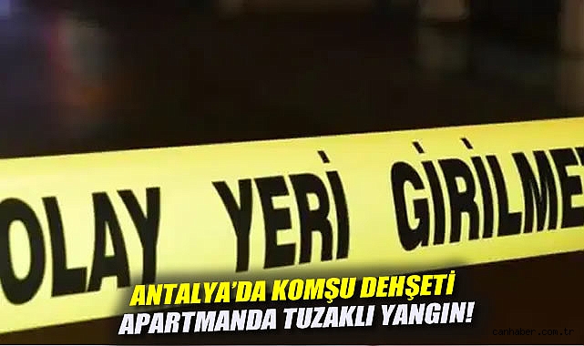 Komşusuna Molotof ve Elektrikli Düzenekle Saldırı!