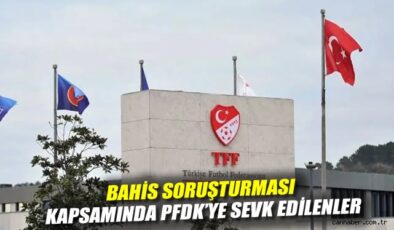 Bahis Soruşturmasında Hakem ve Futbolcular Sevk!