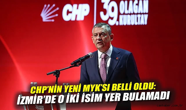 CHP Yeni MYK’sını Belirledi, Özgür Özel Vurgusu!