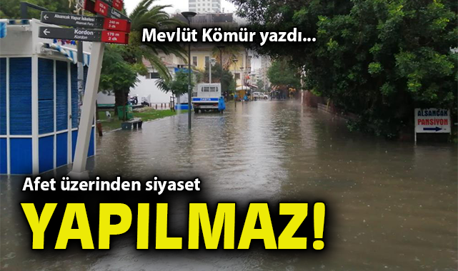 Afetler İnsani Yardım İster, Siyaset Değil!