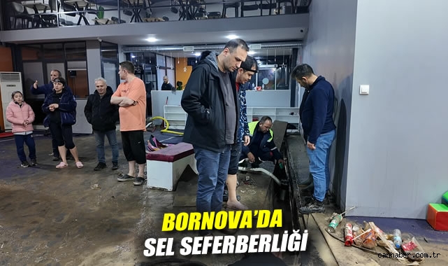 Bornova’da Sel Felaketi İçin Yoğun Çalışmalar!