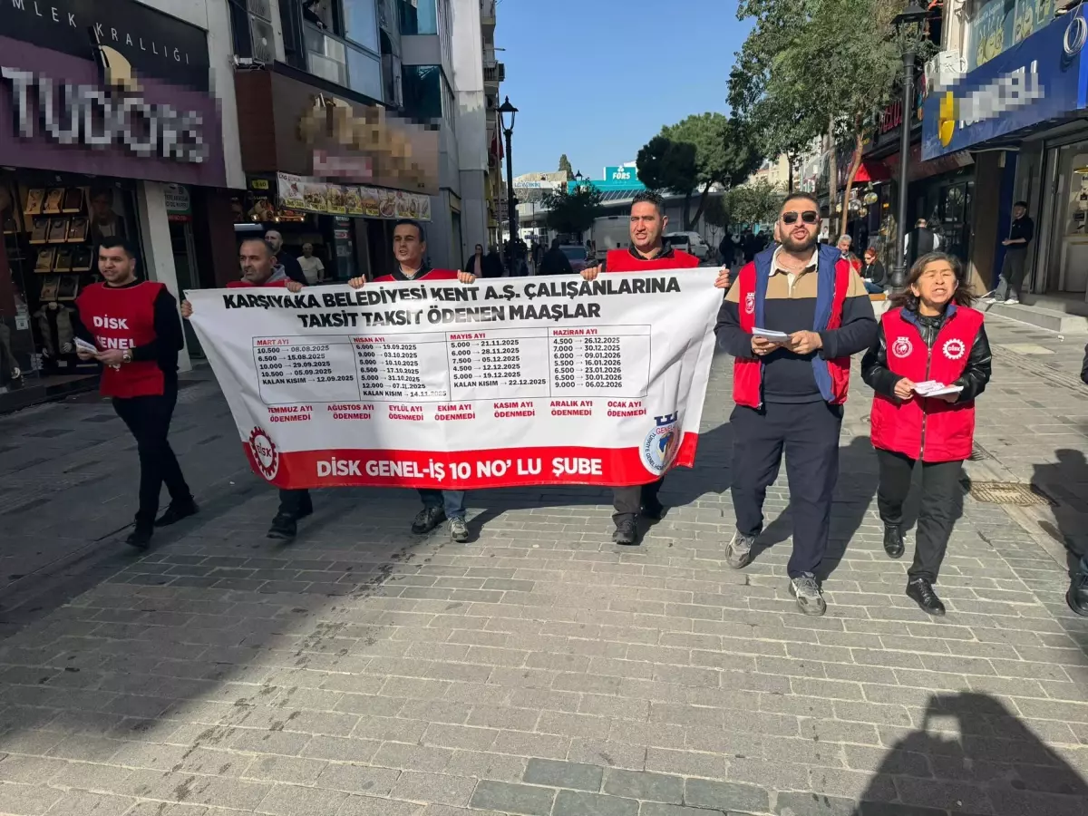 Karşıyaka İşçileri Maaşları İçin Yürüyüşte!