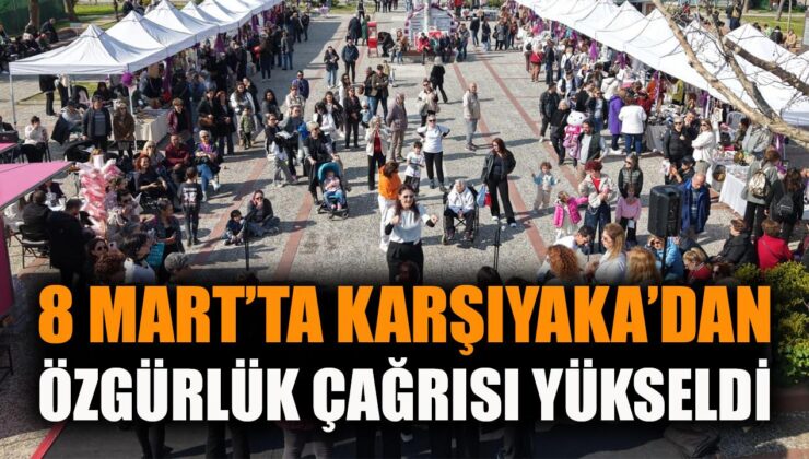 Karşıyaka’da Kadınlar Günü Eğlenceli Çalışmaları
