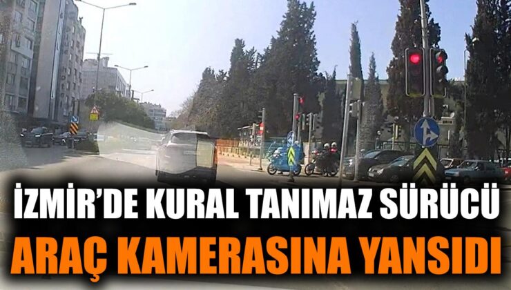 İzmir’de Ani Manevra, Kazayı Kıl Payı Atlattı!