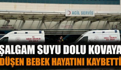 1 Yaşındaki Bebek Şalgam Kovasında Hayatını Kaybetti