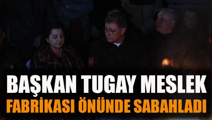 İzmir’de Bina Savunmasında Belediye Lideri Nöbette!