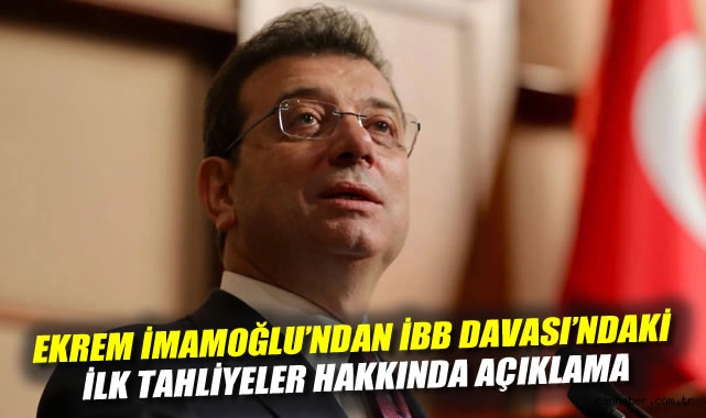 İmamoğlu: Adalet ve Hürriyet Önceliğimizdir!