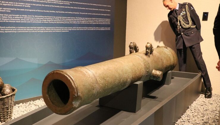 Tarihi Gemi Topu İzmir’de Sergilenmeye Başladı!