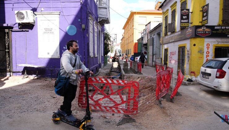 Alsancak’ta Altyapı Çalışmaları Esnafı Zorladı!
