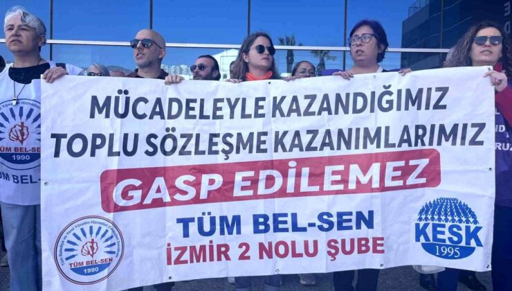İzmir’de Memurların TİS Eylemi Devam Ediyor!