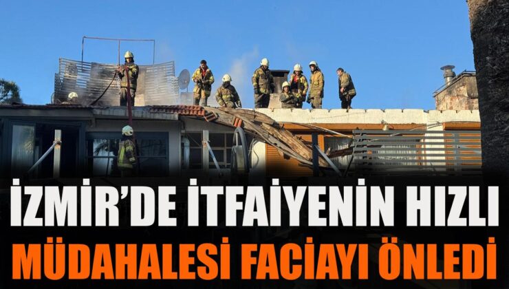 Karşıyaka’da Restoran Yangını Paniğe Neden Oldu!