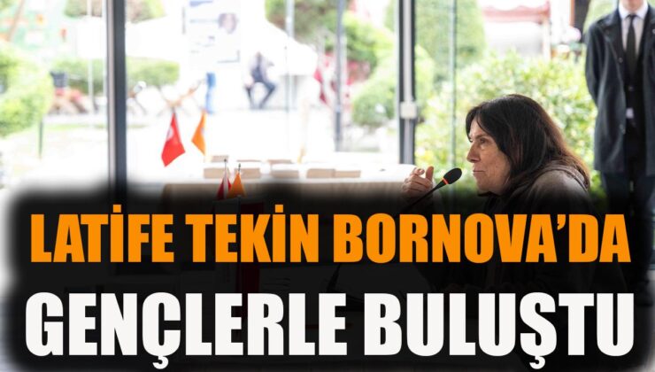 Latife Tekin Gençlerle Edebiyat Buluşmasında