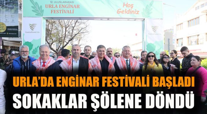 Urla Enginar Festivali’nde Renkli Şölen Başladı!